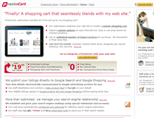 Tablet Screenshot of prestocart.com